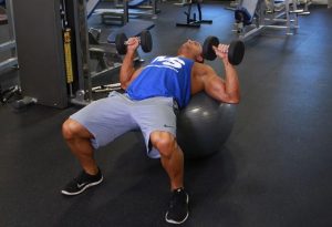 chest press with dumbbells