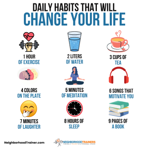 9 Daily Habits To Change Your Life | NeighborhoodTrainers